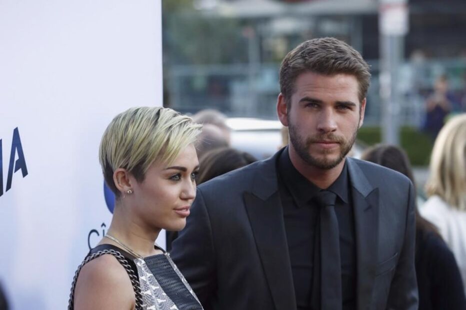 Miley Cyrus, Liam Hemsworth, Ellen DeGeneres