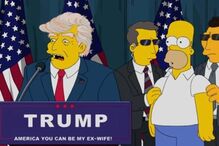 Donald Trump, EUA, Os Simpsons, presidente