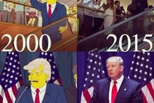 Donald Trump, EUA, Os Simpsons, presidente