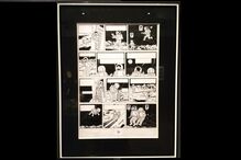 prancha tintin, bd, objetivo lua, leilão