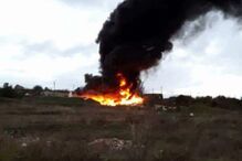 Incêndio, lixeira, Amadora, bombeiros