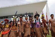 Brasil, índios, protesto, Palácio do Planalto, Michel Temer, Brasília, distúrbios, guerras e conflitos