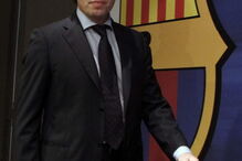 ex-presidente do FC Barcelona Sandro Rosell, presidente do FC Barcelona, Josep Maria Bartomeu, Santos, Neymar, FC Barcelona, Barça, desporto, futebol