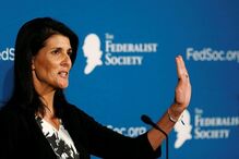 Estados Unidos, Donald Trump, governadora da Carolina do Sul, Haley, Nações Unidas, Índia, Partido Republicano, Samantha Power, representante dos Estados Unidos, política, diplomacia