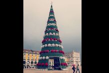 Lisboa, iluminações, Natal, luzes, árvore