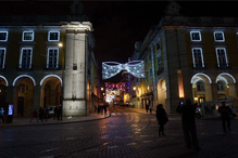 Lisboa, iluminações, Natal, luzes, árvore