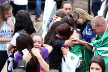 jogadores, adeptos, chapecoense