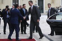 Reis, Espanha, Felipe VI, Letizia, Lisboa, Câmara