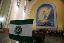 Chapecó, Brasil, Carla Vilembrini, Santo António, Santa Catarina, Argentina, Arena Condá, Cecilio Hans, Medellín, Colômbia, Chapecoense, Taça, Atletico Nacional, Lisboa, economia, negócios e finanças, transportes