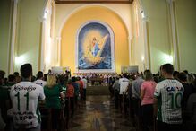 Chapecó, Brasil, Carla Vilembrini, Santo António, Santa Catarina, Argentina, Arena Condá, Cecilio Hans, Medellín, Colômbia, Chapecoense, Taça, Atletico Nacional, Lisboa, economia, negócios e finanças, transportes