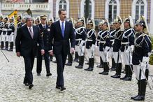 Reis de Espanha recebidos na Assembleia da República