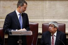 Reis de Espanha recebidos na Assembleia da República