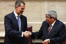 Reis de Espanha recebidos na Assembleia da República