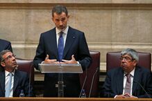 Reis de Espanha recebidos na Assembleia da República