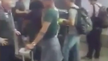 Jogadores do Chapecoense antes de embarcarem