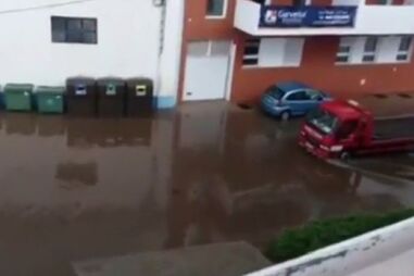 Enxurrada na Mexilhoeira da Carregação