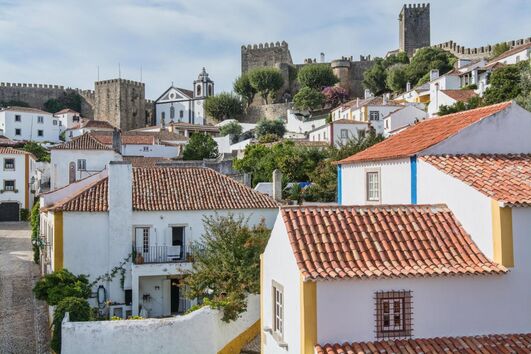 óbidos, town, castle, medieval