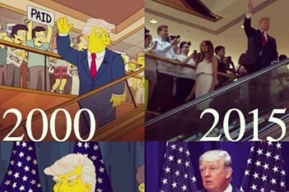 Donald Trump, EUA, Os Simpsons, presidente