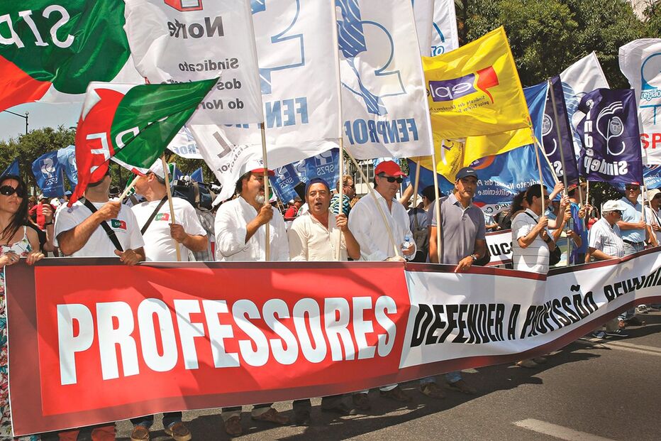 docentes, manifestação