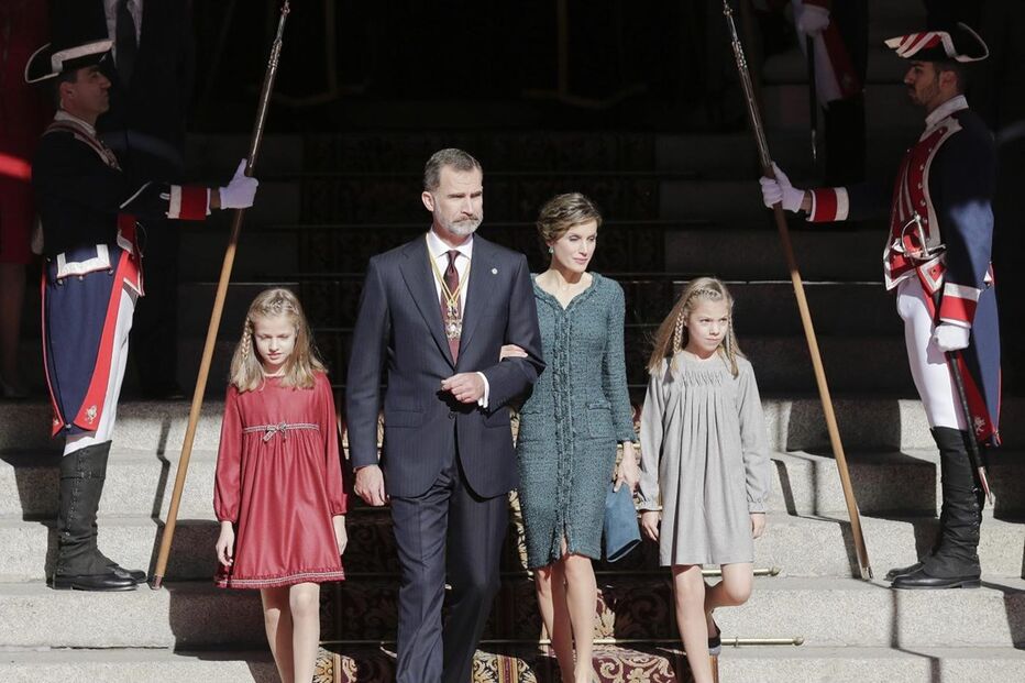 Letizia Ortiz, Felipe de Espanha, Sofia, Leonor