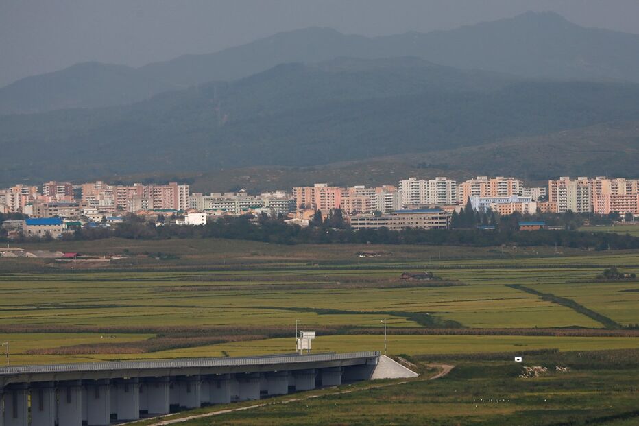 Coreia do Norte, Yalu, china, ponte, rio, campo, batatas, internacional