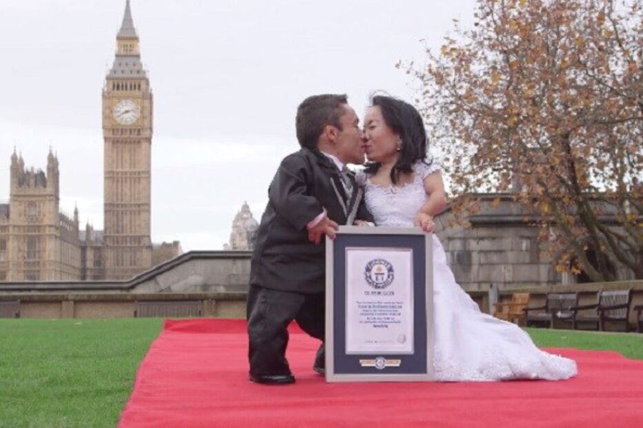 Paulo Barros, Katyucia Barros, Livro de Recordes do Guinness, Douglas da Silva, Cláudia Rocha, casal, casamento, nanismo