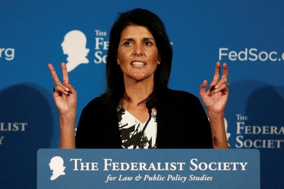 Estados Unidos, Donald Trump, governadora da Carolina do Sul, Haley, Nações Unidas, Índia, Partido Republicano, Samantha Power, representante dos Estados Unidos, política, diplomacia