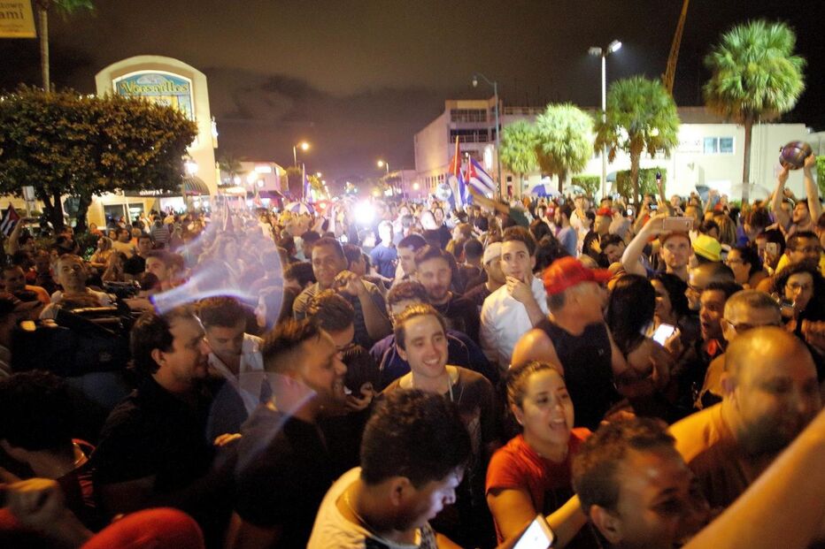 Fidel Castro, Cuba, morte, celebração, Estados Unidos, Little Havana, Miami