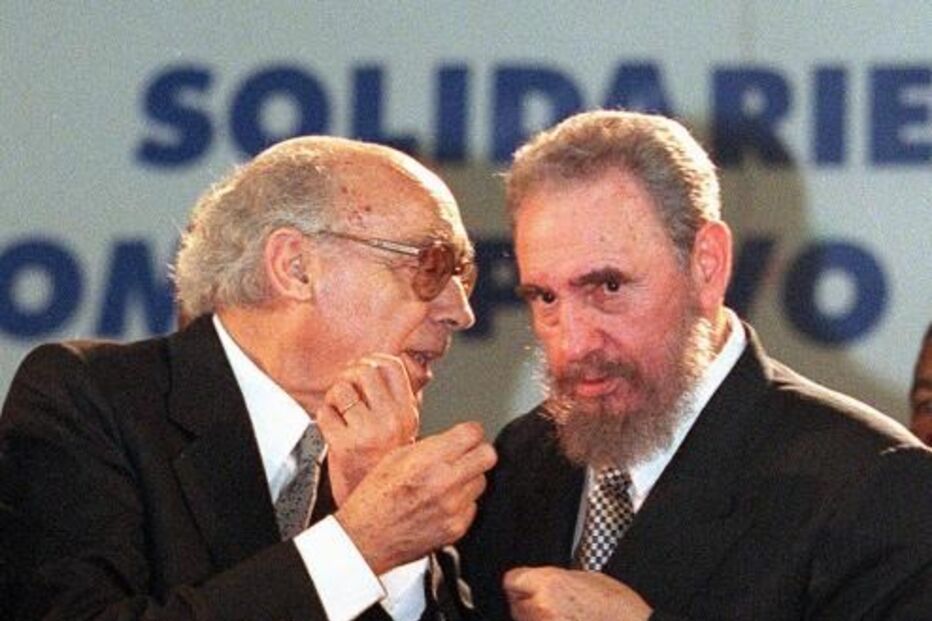 Fidel Castro, visita, Portugal, Jorge Sampaio, José Saramago
