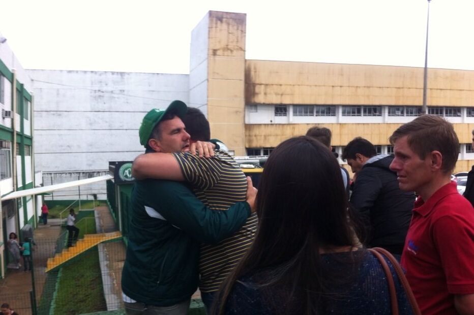 jogadores, adeptos, chapecoense