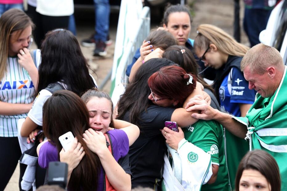 jogadores, adeptos, chapecoense