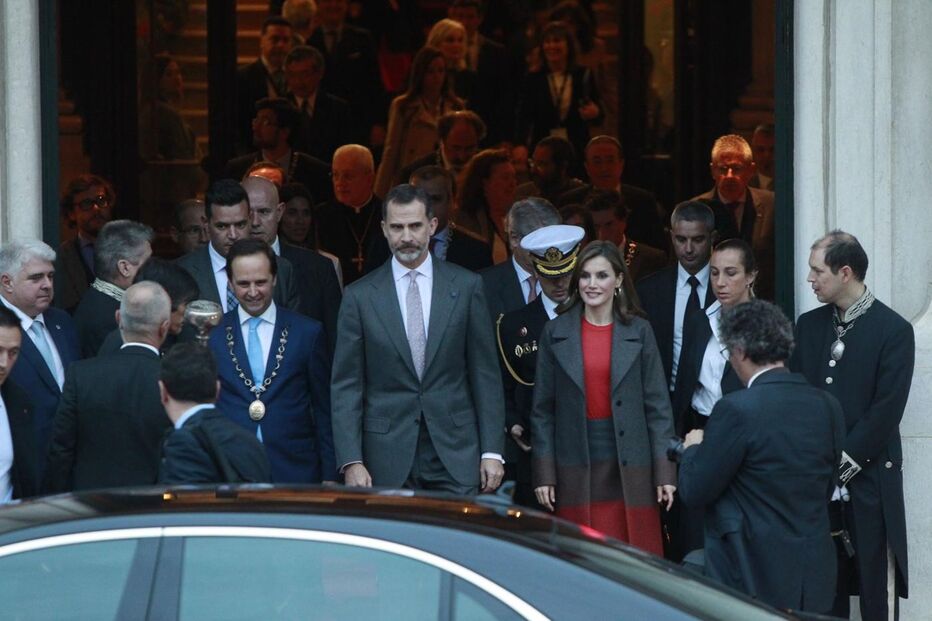 Reis, Espanha, Felipe VI, Letizia, Lisboa, Câmara