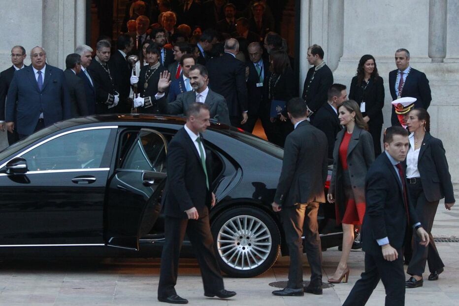 Reis, Espanha, Felipe VI, Letizia, Lisboa, Câmara