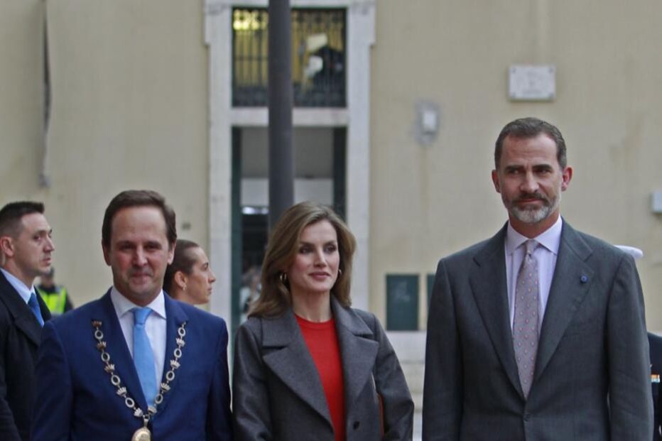 Reis, Espanha, Felipe VI, Letizia, Lisboa, Câmara