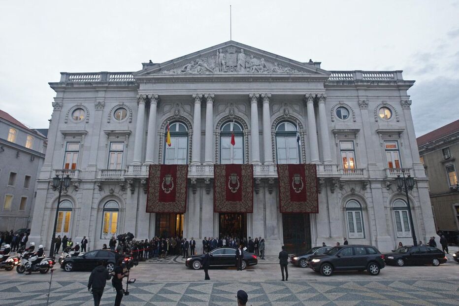 Reis, Espanha, Felipe VI, Letizia, Lisboa, Câmara