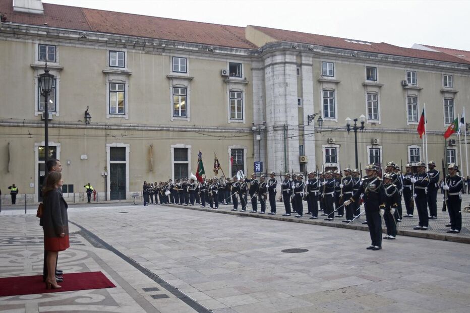 Reis, Espanha, Felipe VI, Letizia, Lisboa, Câmara