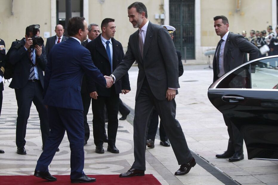 Reis, Espanha, Felipe VI, Letizia, Lisboa, Câmara