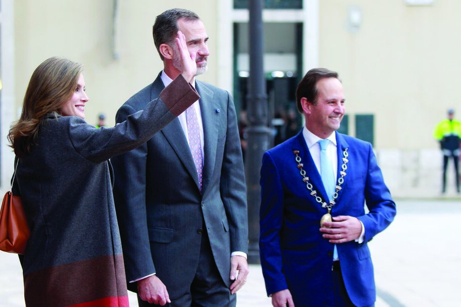 Letizia, Felipe VI, Fernando Medina