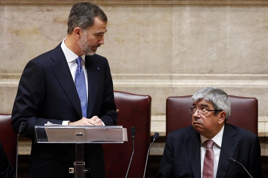 Reis de Espanha recebidos na Assembleia da República