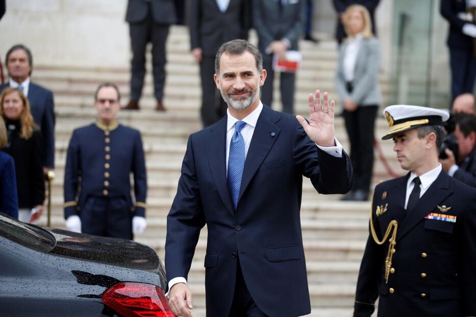 Reis de Espanha recebidos na Assembleia da República