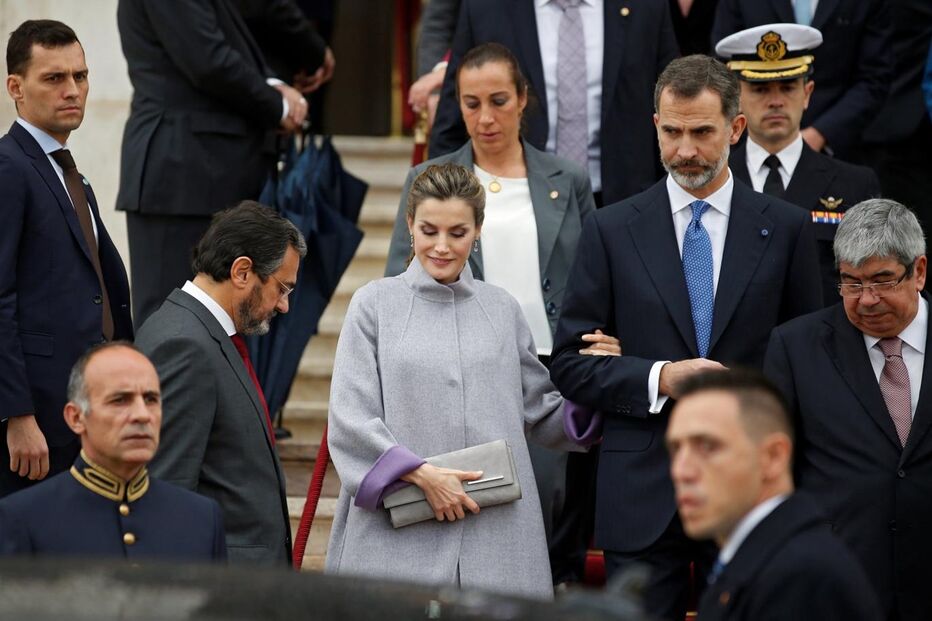 Reis de Espanha recebidos na Assembleia da República