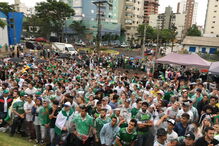 Adeptos partilham imagens nas redes sociais