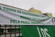 Adeptos partilham imagens nas redes sociais