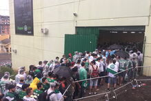 Adeptos partilham imagens nas redes sociais