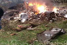 Toledo, queda, avioneta, incêndio