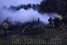 Toledo, queda, avioneta, incêndio