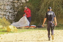 homem, queda, morte, Praia da Rocha, fortaleza, 