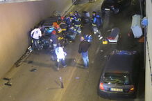 Choque em cadeia na cidade de Braga fez seis feridos, dois em estado grave