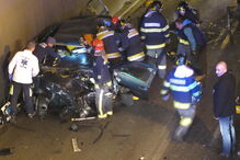 Choque em cadeia na cidade de Braga fez seis feridos, dois em estado grave