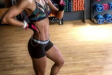 Carolina partilha habitualmente fotografias a treinar